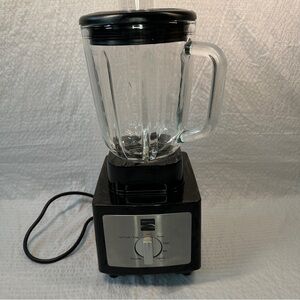 Kenmore Countertop Blender w/ Glass Jar -Multi-Speed Ice Crush & Smoothie Black